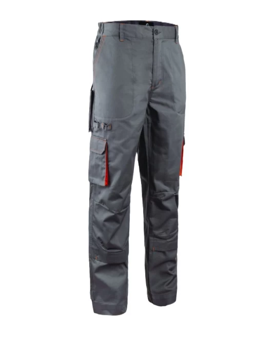 Pantaloni de lucru Padock gri, tercot cu 60% bumbac, 245g/m2 Pantaloni de lucru Padock gri, tercot cu 60% bumbac, 245g/m2