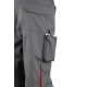 Pantaloni de lucru, tercot, 245 g/mp, gri-portocaliu Pantaloni de lucru, tercot, 245 g/mp, gri-portocaliu