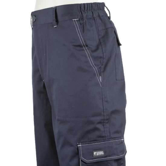 Pantaloni de lucru, tercot, 245 g/mp, bleumarin-gri Pantaloni de lucru, tercot, 245 g/mp, bleumarin-gri
