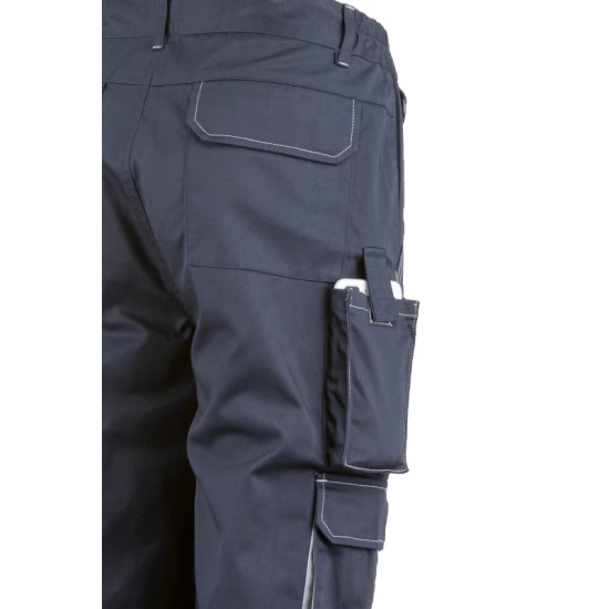 Pantaloni de lucru, tercot, 245 g/mp, bleumarin-gri Pantaloni de lucru, tercot, 245 g/mp, bleumarin-gri
