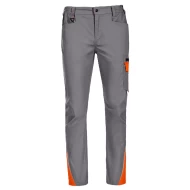 Pantaloni de lucru subtiri  Prisma light stretch, tercot ripstop 190g/m2, gri-portocaliu Pantaloni de lucru subtiri  Prisma light stretch, tercot ripstop 190g/m2, gri-portocaliu