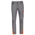 Pantaloni de lucru subtiri  Prisma light stretch, tercot ripstop 190g/m2, gri-portocaliu