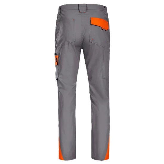 Pantaloni de lucru subtiri stretch Royal, 190g/m2, gri-portocaliu