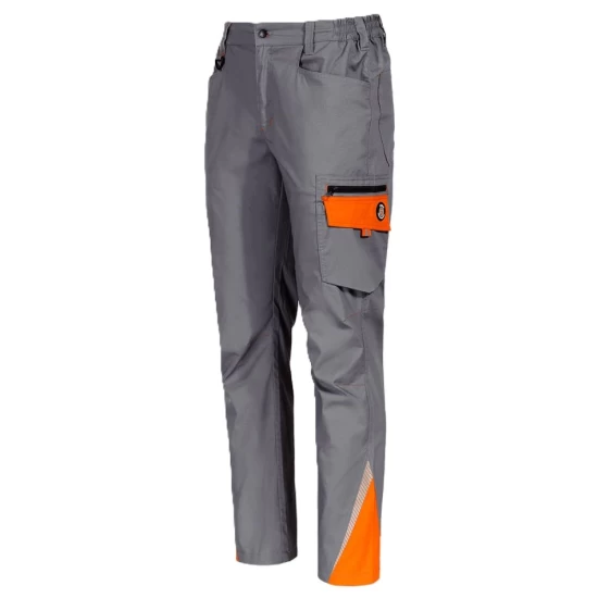 Pantaloni de lucru subtiri stretch Royal, 190g/m2, gri-portocaliu