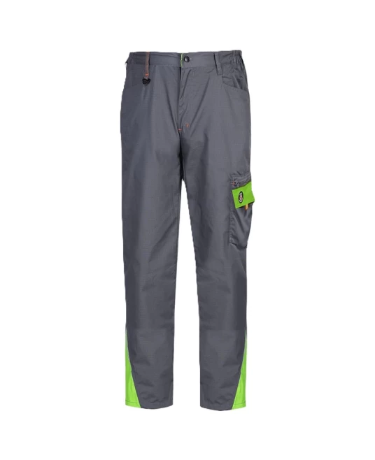 Pantaloni de lucru subtiri  Prisma light stretch, tercot ripstop 190g/m2, gri-verde Pantaloni de lucru subtiri  Prisma light stretch, tercot ripstop 190g/m2, gri-verde