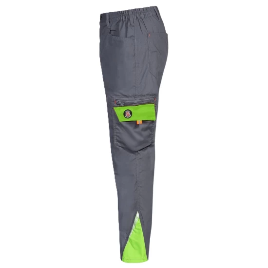 Pantaloni de lucru subtiri ripstop stretch Royal, 190g/m2, gri-verde Pantaloni de lucru subtiri ripstop stretch Royal, 190g/m2, gri-verde