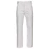 Pantaloni de lucru Pluto, tercot subtire alb, 195g/m2