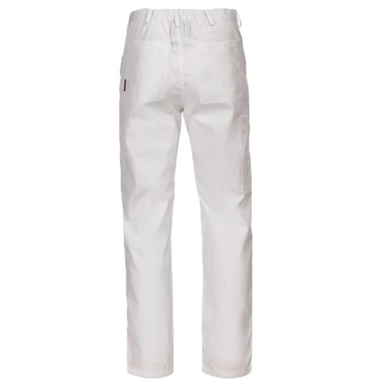 Pantaloni de lucru Pluto, tercot subtire alb, 195g/m2 Pantaloni de lucru Pluto, tercot subtire alb, 195g/m2
