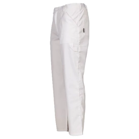 Pantaloni de lucru Pluto, tercot subtire alb, 195g/m2 Pantaloni de lucru Pluto, tercot subtire alb, 195g/m2