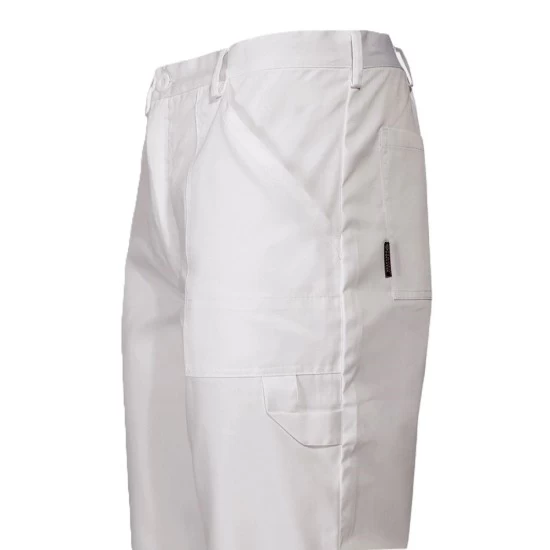 Pantaloni de lucru Pluto, tercot subtire alb, 195g/m2 Pantaloni de lucru Pluto, tercot subtire alb, 195g/m2