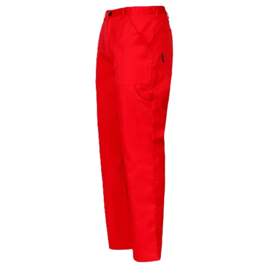 Pantaloni de lucru Pluto, tercot subtire rosu, 195g/m2 Pantaloni de lucru Pluto, tercot subtire rosu, 195g/m2