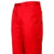 Pantaloni de lucru Pluto, tercot subtire rosu, 195g/m2 Pantaloni de lucru Pluto, tercot subtire rosu, 195g/m2