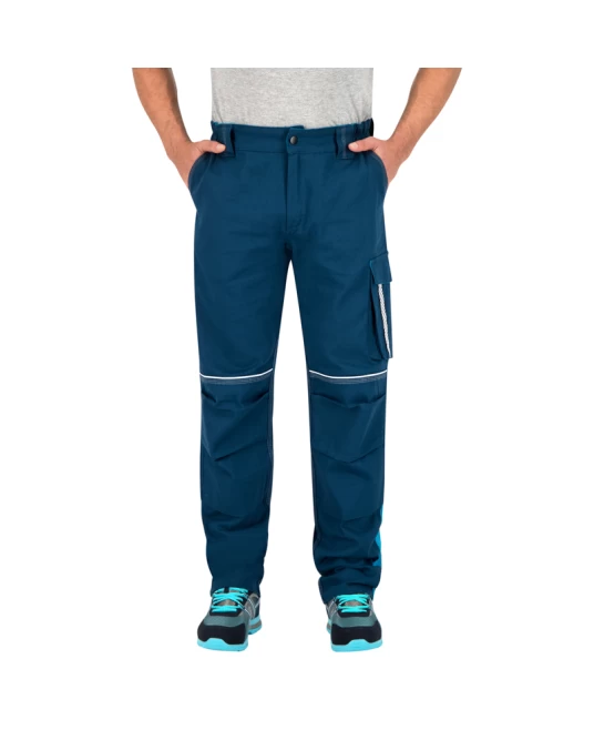Pantaloni de lucru bumbac de calitate Raptors, 260g/m2, bleumarin albastru Pantaloni de lucru bumbac de calitate Raptors, 260g/m2, bleumarin albastru