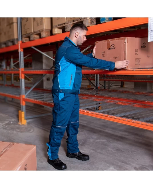 Pantaloni de lucru bumbac de calitate Raptors, 260g/m2, bleumarin albastru Pantaloni de lucru bumbac de calitate Raptors, 260g/m2, bleumarin albastru