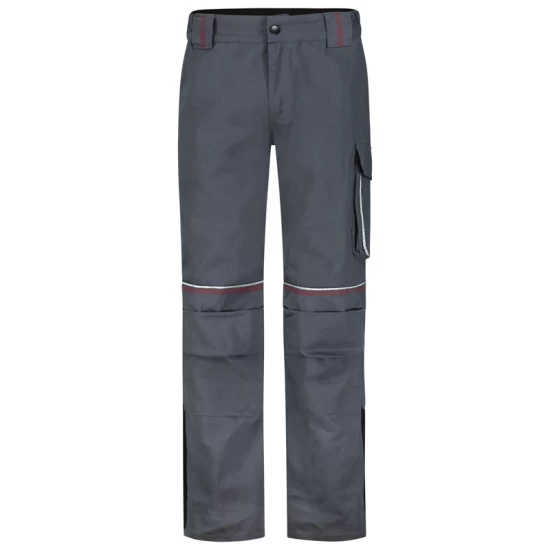 Pantaloni de lucru bumbac de calitate Raptors, 260g/m2, gri rosu Pantaloni de lucru bumbac de calitate Raptors, 260g/m2, gri rosu