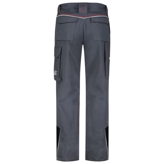 Pantaloni de lucru bumbac de calitate Raptors, 260g/m2, gri rosu Pantaloni de lucru bumbac de calitate Raptors, 260g/m2, gri rosu