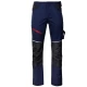 Pantaloni de lucru 4stretch elastici, bleumarin-rosu Pantaloni de lucru 4stretch elastici, bleumarin-rosu