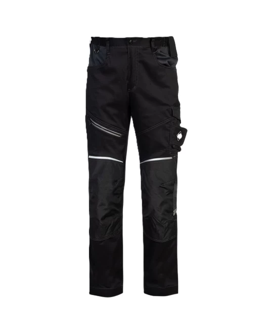Pantaloni de lucru 4stretch elastici, negru-gri Pantaloni de lucru 4stretch elastici, negru-gri