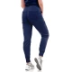 Pantaloni de lucru unisex cu snur in talie si mansete elastice inferioare, bleumarin Pantaloni de lucru unisex cu snur in talie si mansete elastice inferioare, bleumarin