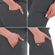Pantaloni de lucru unisex foarte comozi, vascoza si elastan, gri inchis Pantaloni de lucru unisex foarte comozi, vascoza si elastan, gri inchis