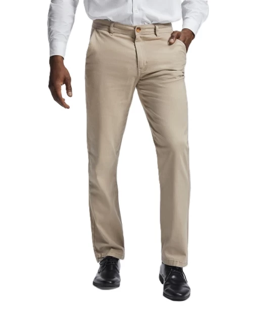 Pantaloni stretch barbati, bumbac 280g/m2 bej Pantaloni stretch barbati, bumbac 280g/m2 bej