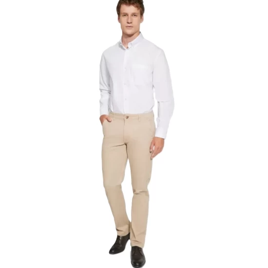 Pantaloni casual barbati, bumbac si elastan,280g/m2, Negru Pantaloni casual barbati, bumbac si elastan,280g/m2, Negru