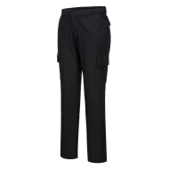 Pantaloni de lucru cargo stretch, bumbac 255g/m2 Negru