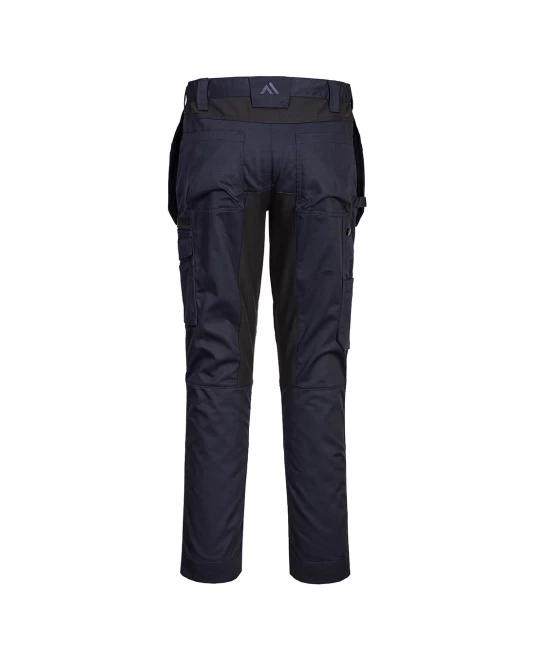Pantaloni Stretch Holster WX2, tercot 245g/m2, Dark Navy/Negru