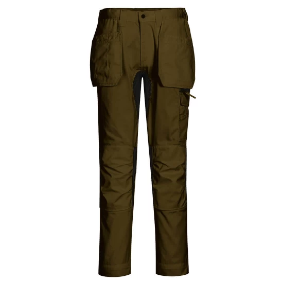 Pantaloni Stretch Holster WX2, tercot 245g/m2, Verde masliniu Pantaloni Stretch Holster WX2, tercot 245g/m2, Verde masliniu