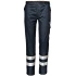 Pantaloni de lucru Simbol benzi reflectorizante, bumbac 270g/m2, bleumarin