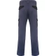 Pantaloni de lucru elastan cargo, tercot 250g/m2,  gri inchis-negru