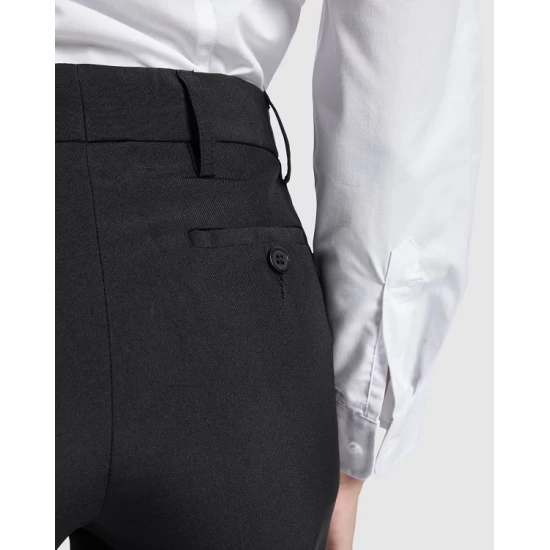 Pantaloni eleganti pentru femei, poliester, 190g/m2, Negru