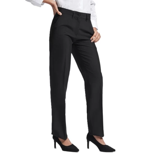 Pantaloni eleganti pentru femei, poliester, 190g/m2, Negru