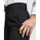 Pantaloni eleganti pentru femei, poliester, 190g/m2, Negru