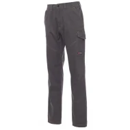 Pantaloni Worker stretch cusaturi triple, bumbac elastan 300g/m2, Gri inchis