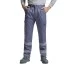 Pantaloni de lucru cu dungi reflectorizante Daily Gri inchis