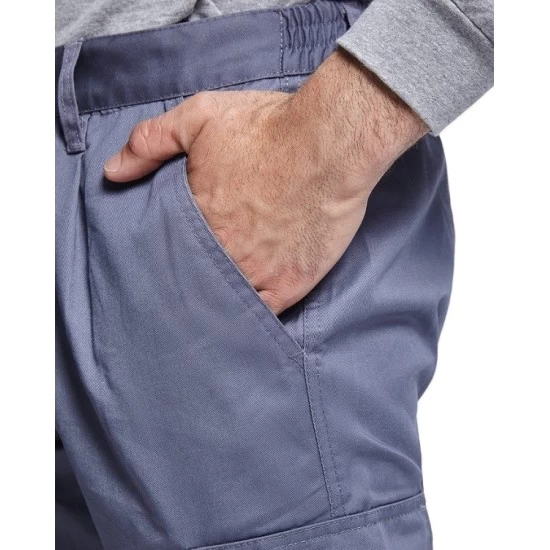 Pantaloni de lucru cu dungi reflectorizante Daily Gri inchis Pantaloni de lucru cu dungi reflectorizante Daily Gri inchis