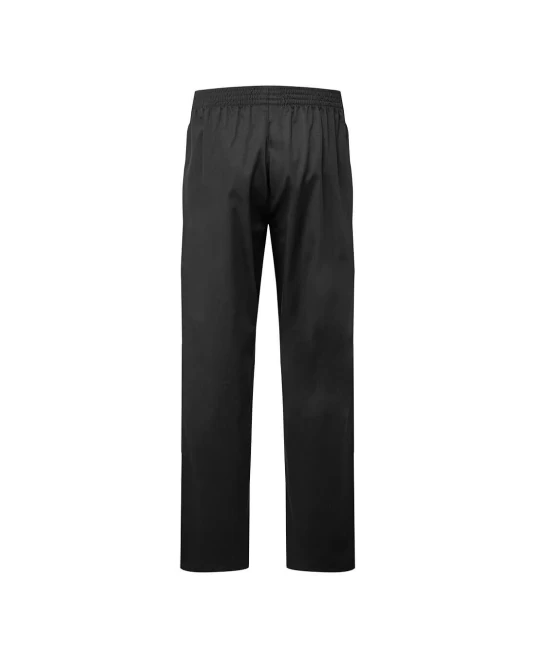 Pantaloni industria alimentara fara buzunare exterioare, negru Pantaloni industria alimentara fara buzunare exterioare, negru