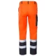 Pantaloni HiVis dungi reflectorizante Colins,tercot 240g/m2, portocaliu neon Pantaloni HiVis dungi reflectorizante Colins,tercot 240g/m2, portocaliu neon