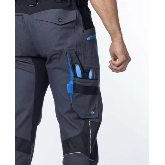 Pantaloni de lucru 4xstretch premium slimfit, gri inchis Pantaloni de lucru 4xstretch premium slimfit, gri inchis