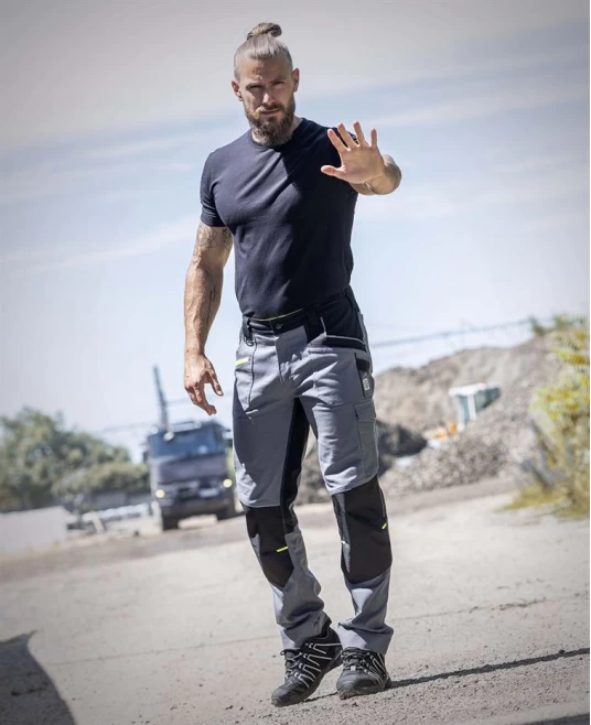 Pantaloni de lucru 4xstretch premium slimfit, gri Pantaloni de lucru 4xstretch premium slimfit, gri