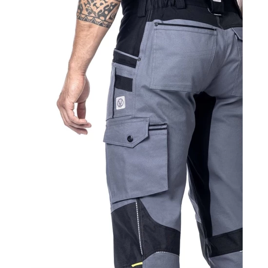 Pantaloni de lucru 4xstretch premium slimfit, gri Pantaloni de lucru 4xstretch premium slimfit, gri
