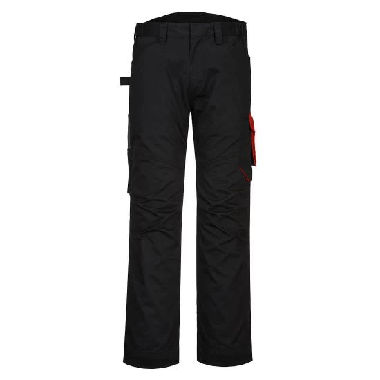 Pantaloni de lucru PW2, Negru/Rosu Pantaloni de lucru PW2, Negru/Rosu