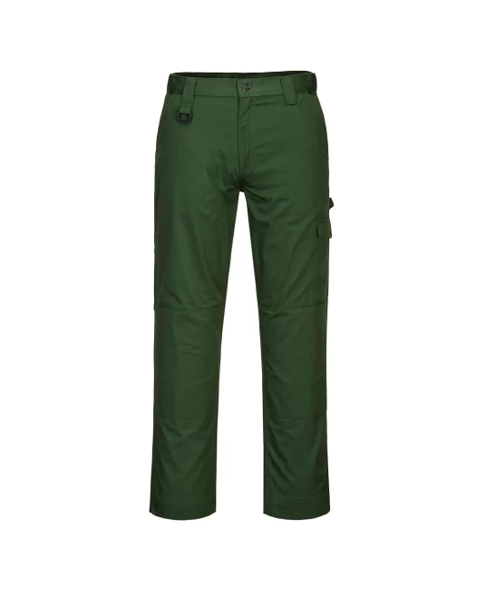 Pantaloni de lucru comozi, tesatura twill durabila, Verde padure Pantaloni de lucru comozi, tesatura twill durabila, Verde padure
