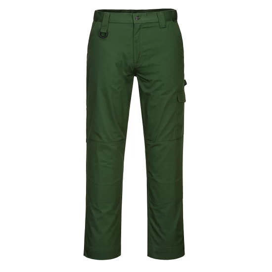 Pantaloni de lucru comozi, tesatura twill durabila, Verde padure Pantaloni de lucru comozi, tesatura twill durabila, Verde padure