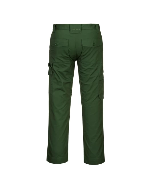 Pantaloni de lucru comozi, tesatura twill durabila, Verde padure Pantaloni de lucru comozi, tesatura twill durabila, Verde padure