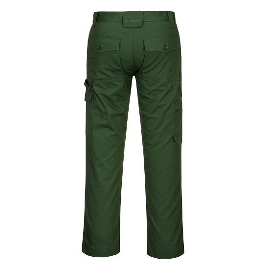 Pantaloni de lucru comozi, tesatura twill durabila, Verde padure Pantaloni de lucru comozi, tesatura twill durabila, Verde padure