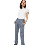 Pantaloni de lucru femei, tercot 235 g/mp, Gri inchis