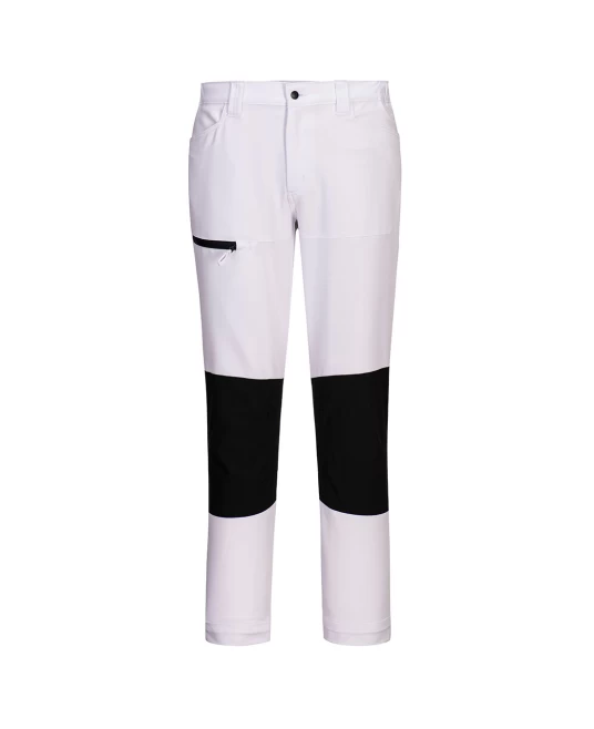 Pantaloni de lucru subtiri elastici WX2 Stretch, 195g/m2, Alb Pantaloni de lucru subtiri elastici WX2 Stretch, 195g/m2, Alb