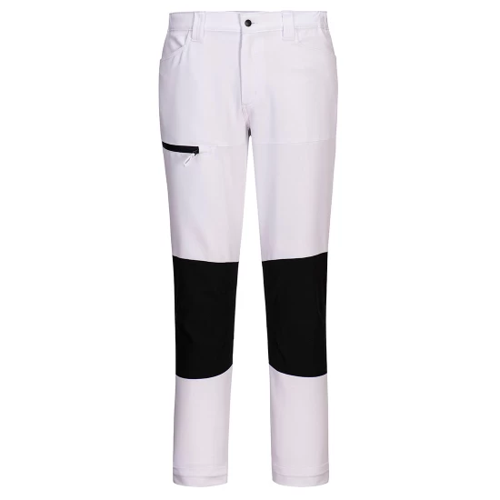 Pantaloni de lucru subtiri elastici WX2 Stretch, 195g/m2, Alb Pantaloni de lucru subtiri elastici WX2 Stretch, 195g/m2, Alb